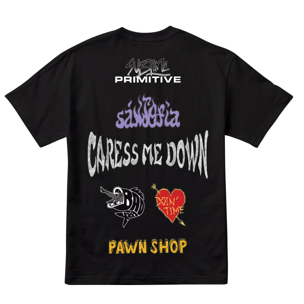 Primitive Down Here Hw Tee Black