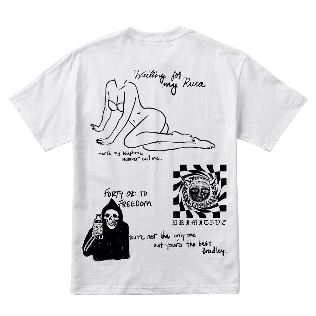 Primitive Boardwalk HW Tee White