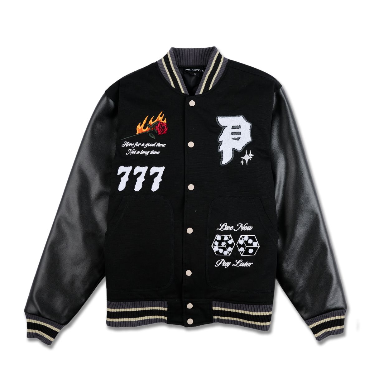 Primitive Blackjack Rhinestone Jacket