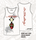 Ed Hardy Cross Heart Rhinestone Tank