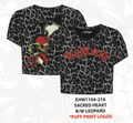 Ed Hardy Sacred Heart Puff Print Baby Tee