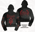 Ed Hardy Crosses Zip Front Hoodie