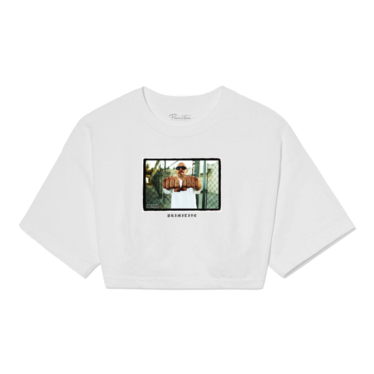 Primitive Knuckles Crop Women Tee