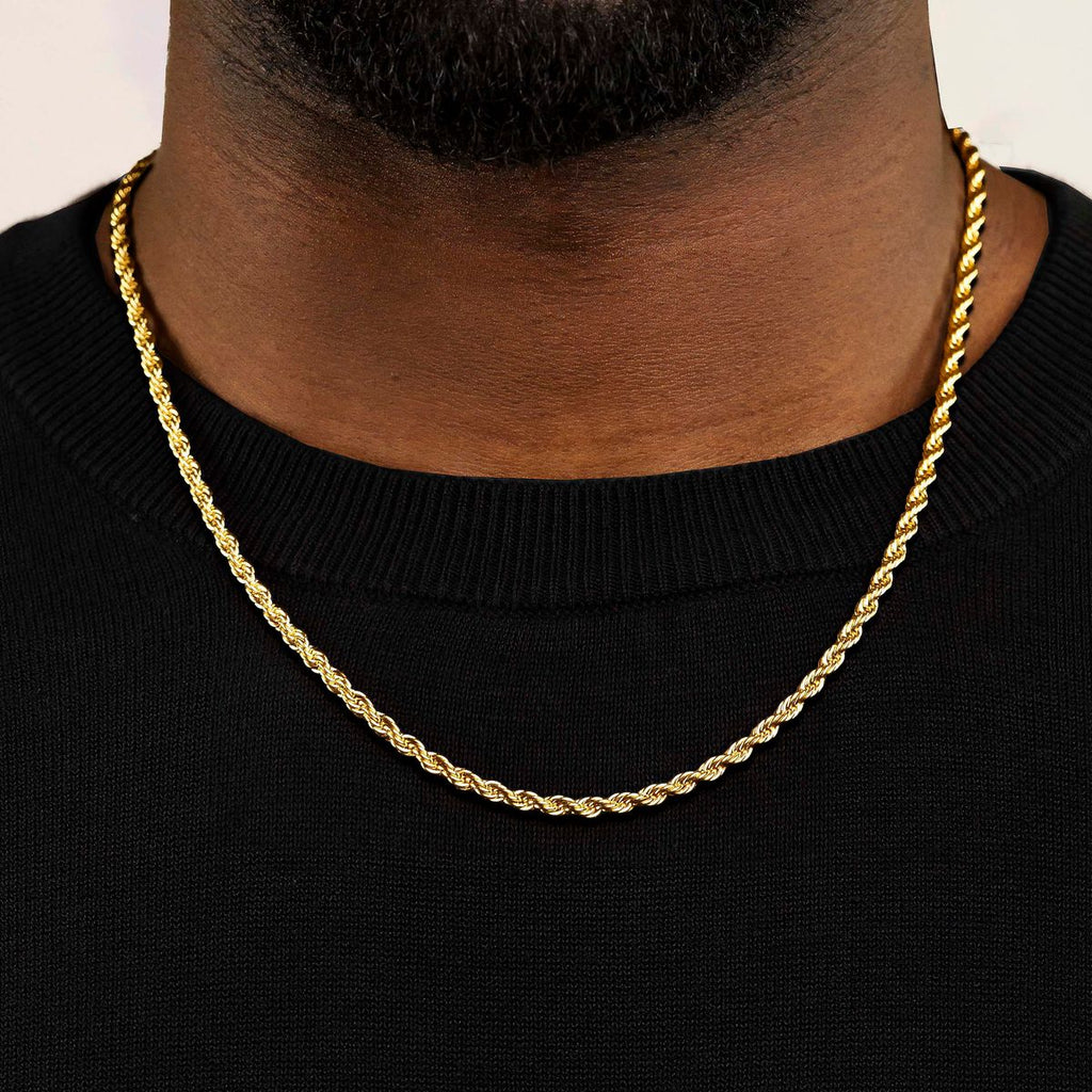 Gold Gods Gold Rope Chain 4mm