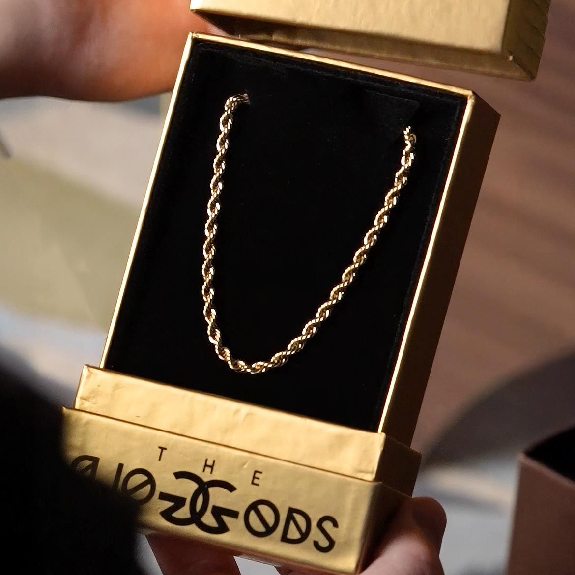 Gold Gods Gold Rope Chain 4mm