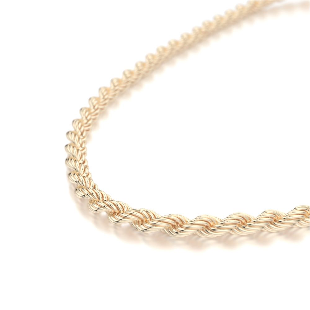 Gold Gods Gold Rope Chain 4mm