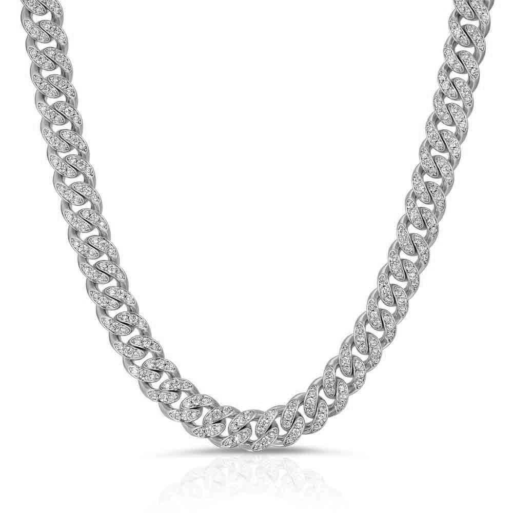 Gold Gods Diamond Cuban Link Chain 8mm