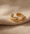 Hypoallergenic Gold Plated Cuban Ring - Nickel Free Stainless Steel Jewelry for Sensitive Skin