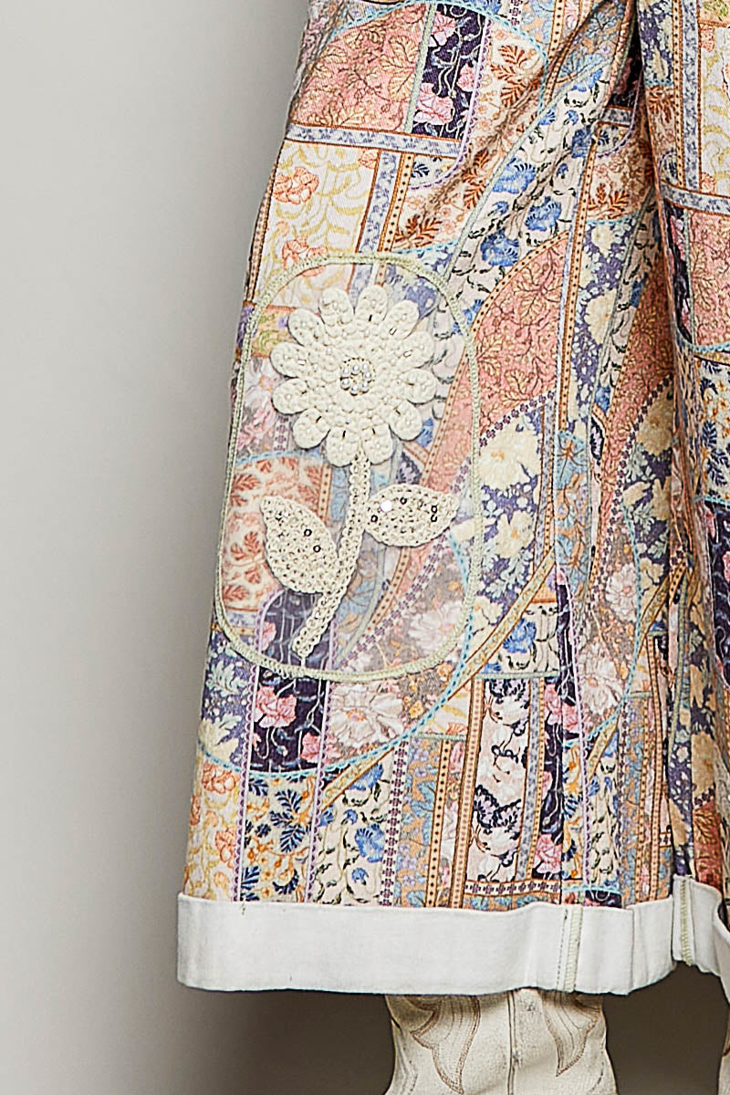 POL Floral Multi Overalls