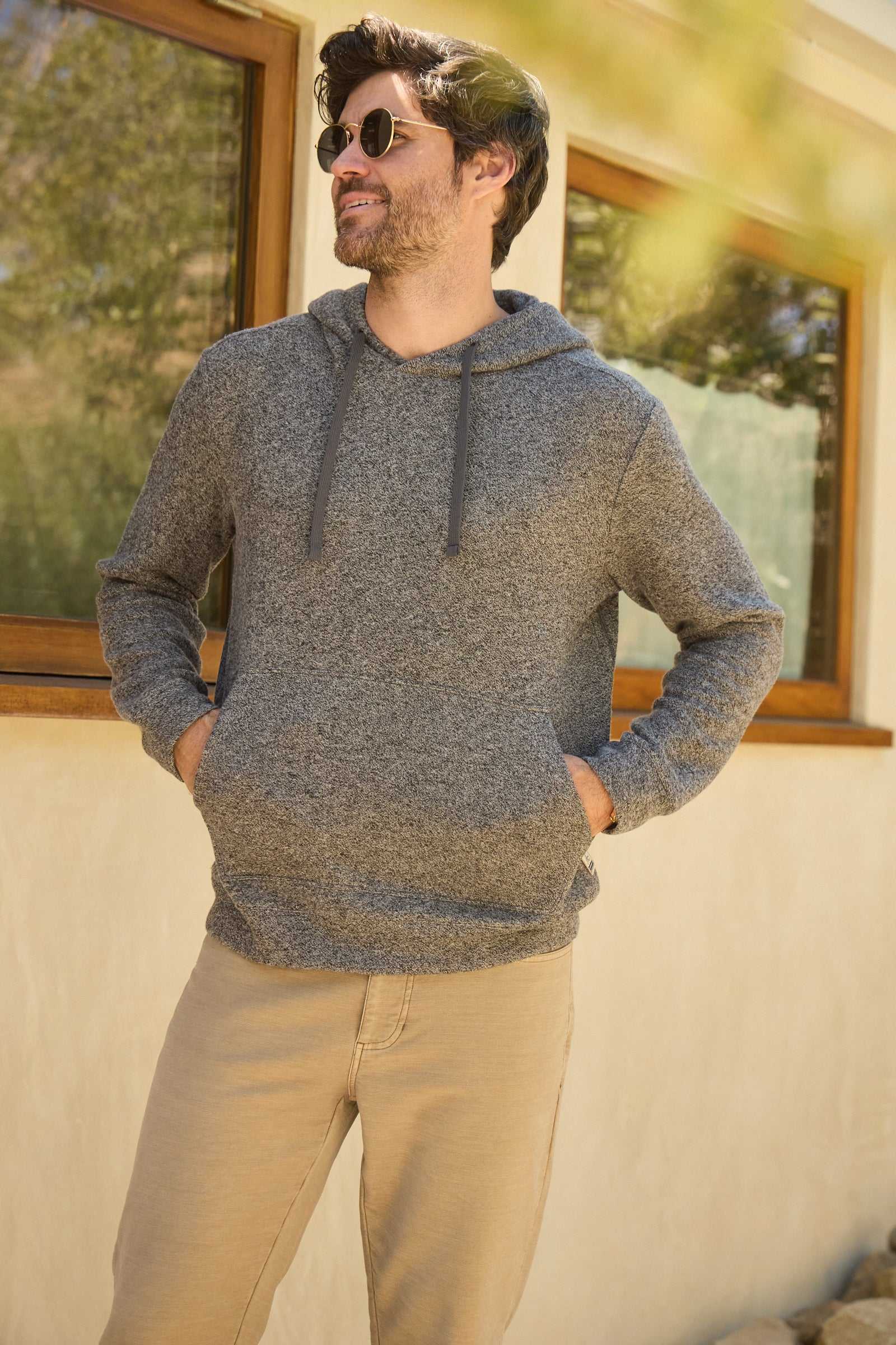 Justin Cashmist Fleece Hoodie - Charcoal Heather
