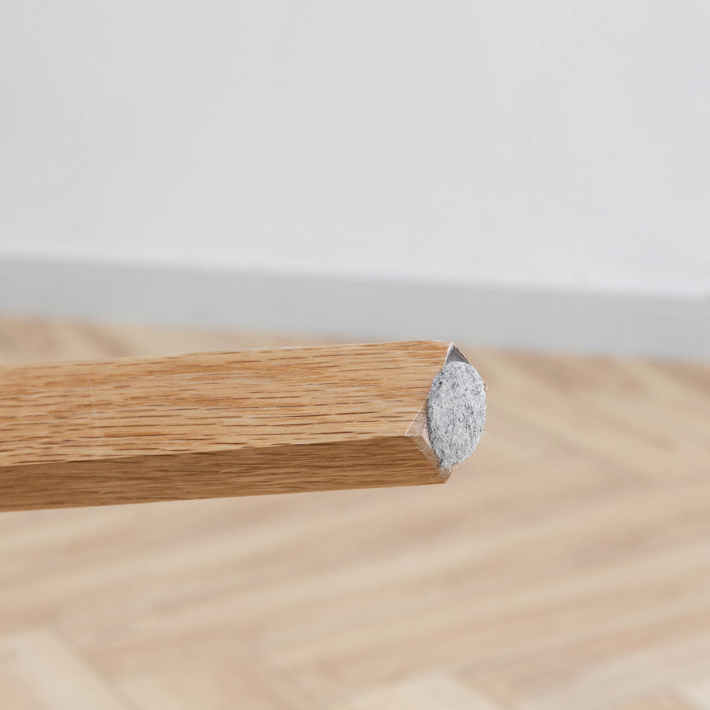 Natural Oak Dining Chair Set of 2 - Solid Wood, FAS Grade, 46.5 * 54 * 80cm