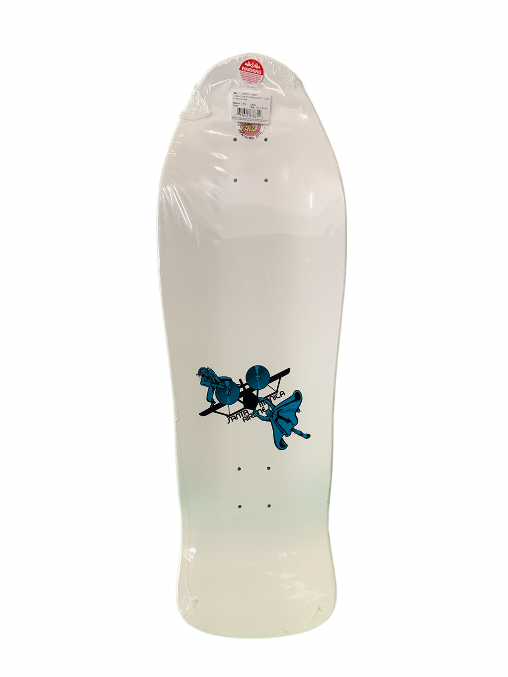 Santa Cruz SMA Thiebaud Joker White 10" Reissue Classic Skateboard Deck