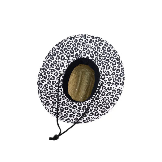 Bosky Snow Leopard Straw Hat