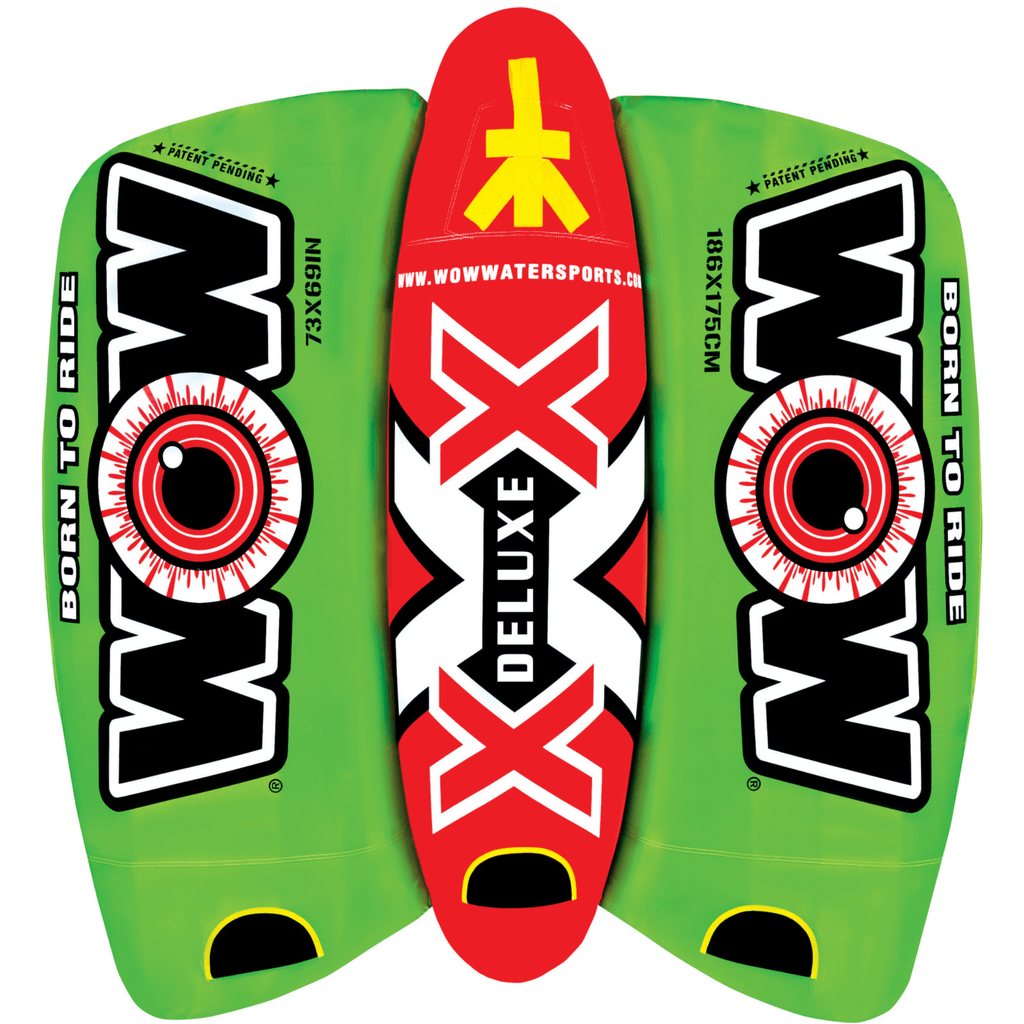 WOW Watersports Big Bazooka 4 Person Towable w Optional Steering Capability