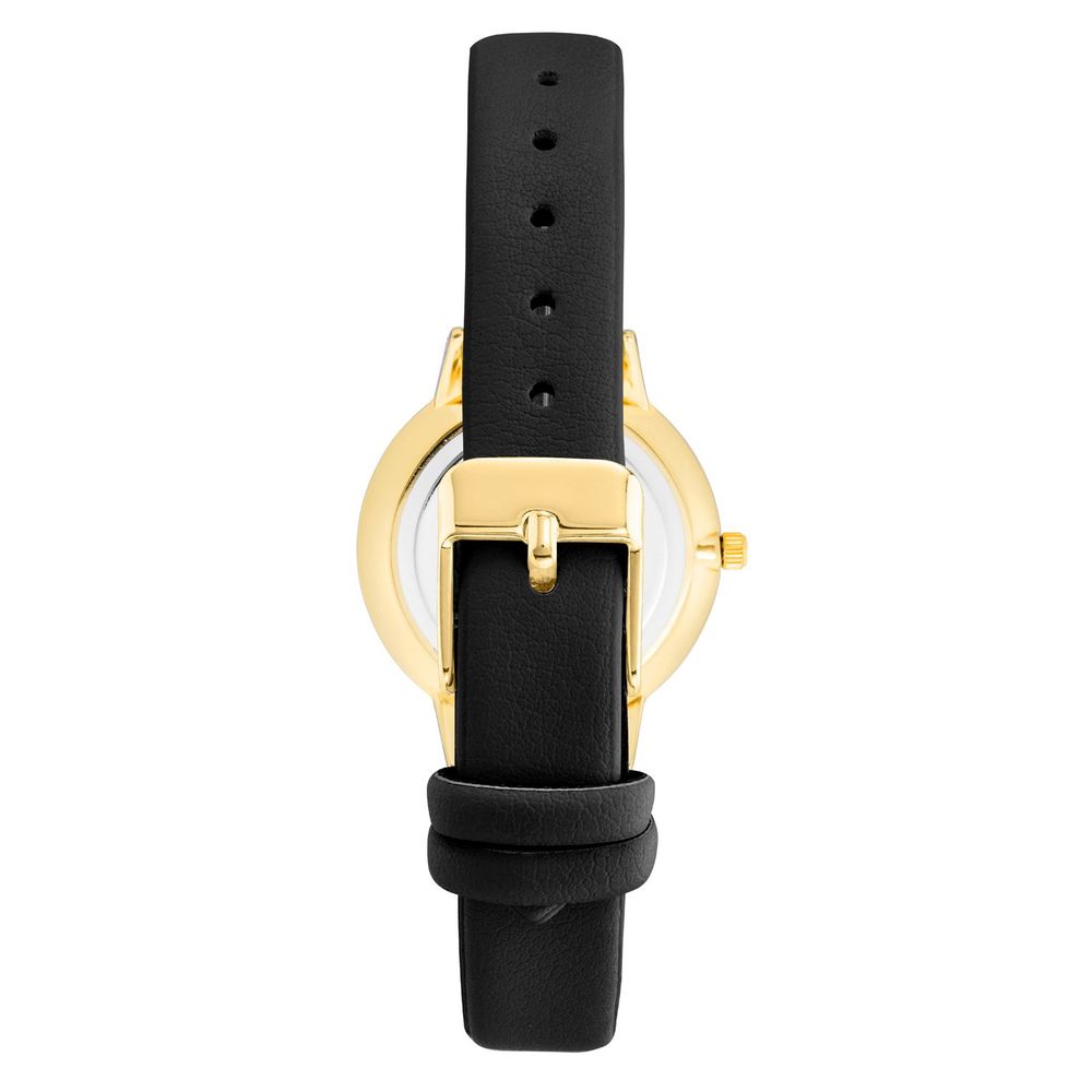 Juicy Couture Black Plastic Dress Watch