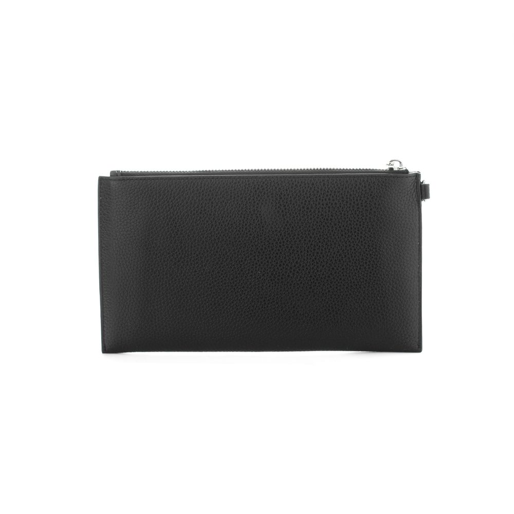 Michael Kors Brown Leather Clutch Bag