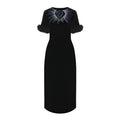 Fendi Black Viscose Cocktail Dress