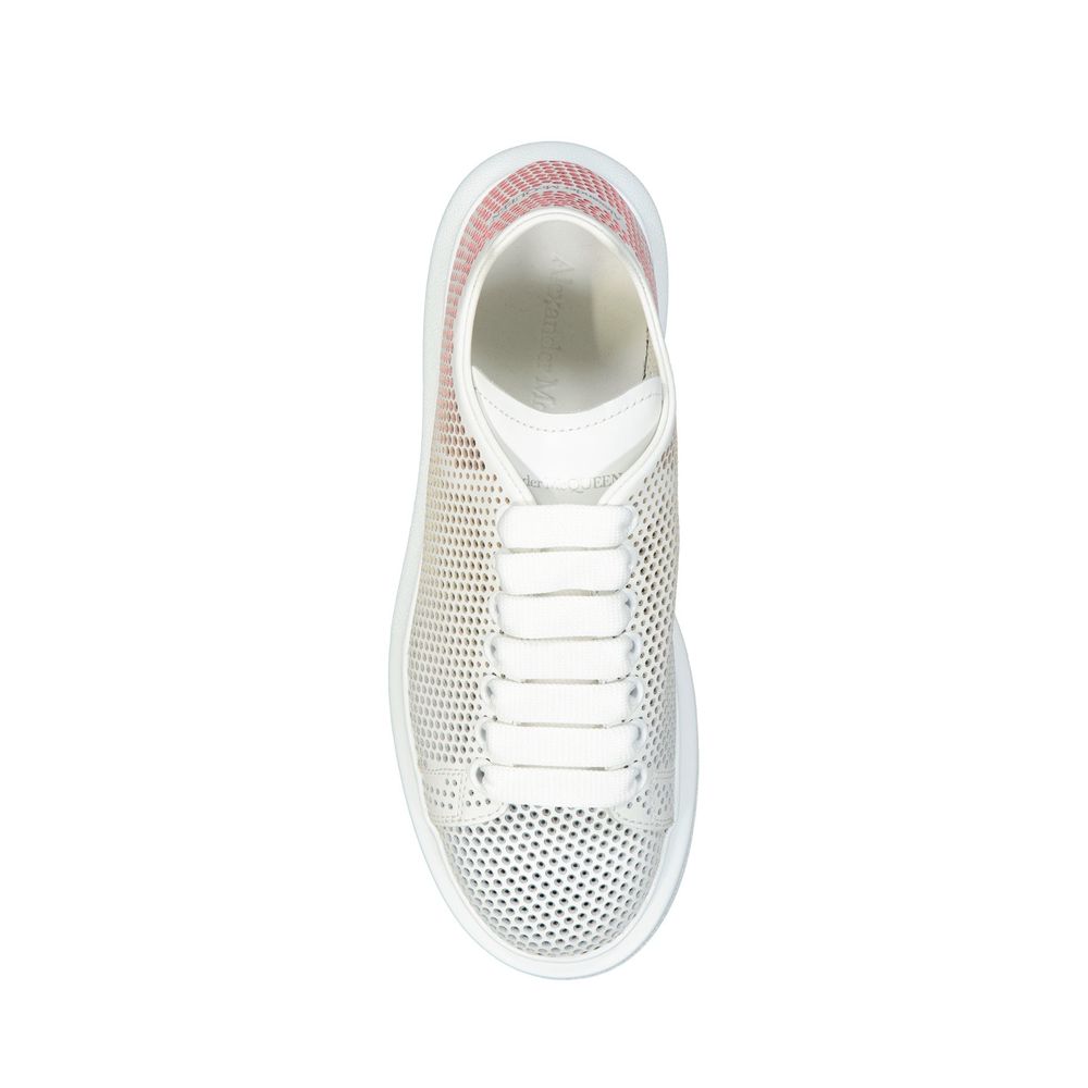 Alexander McQueen White Calfskin Low Top Sneakers