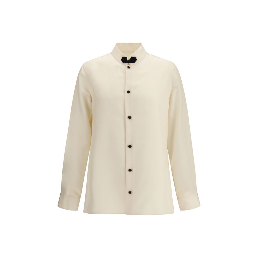 Valentino Beige Silk Shirt
