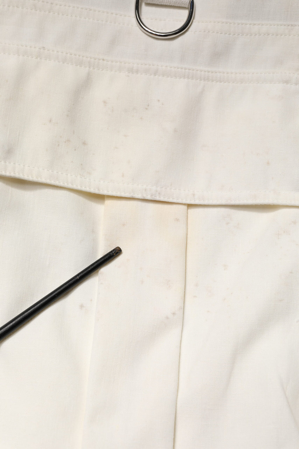 Dolce & Gabbana White Cotton Cargo Men Vest Coat Jacket