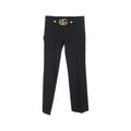 Gucci Black Viscose Casual Pants