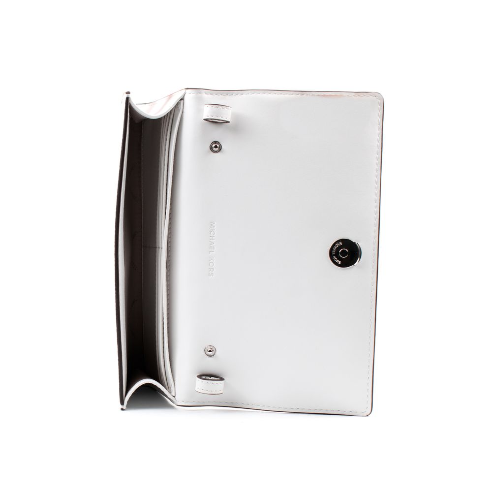 Michael Kors White Leather Crossbody Bag