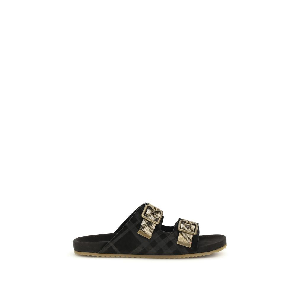 Burberry Multicolor Rubber Flat Sandals