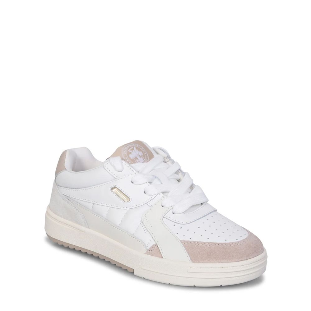 Palm Angels White Calfskin Sneakers
