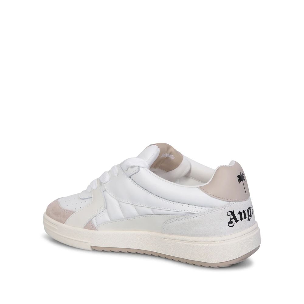 Palm Angels White Calfskin Sneakers