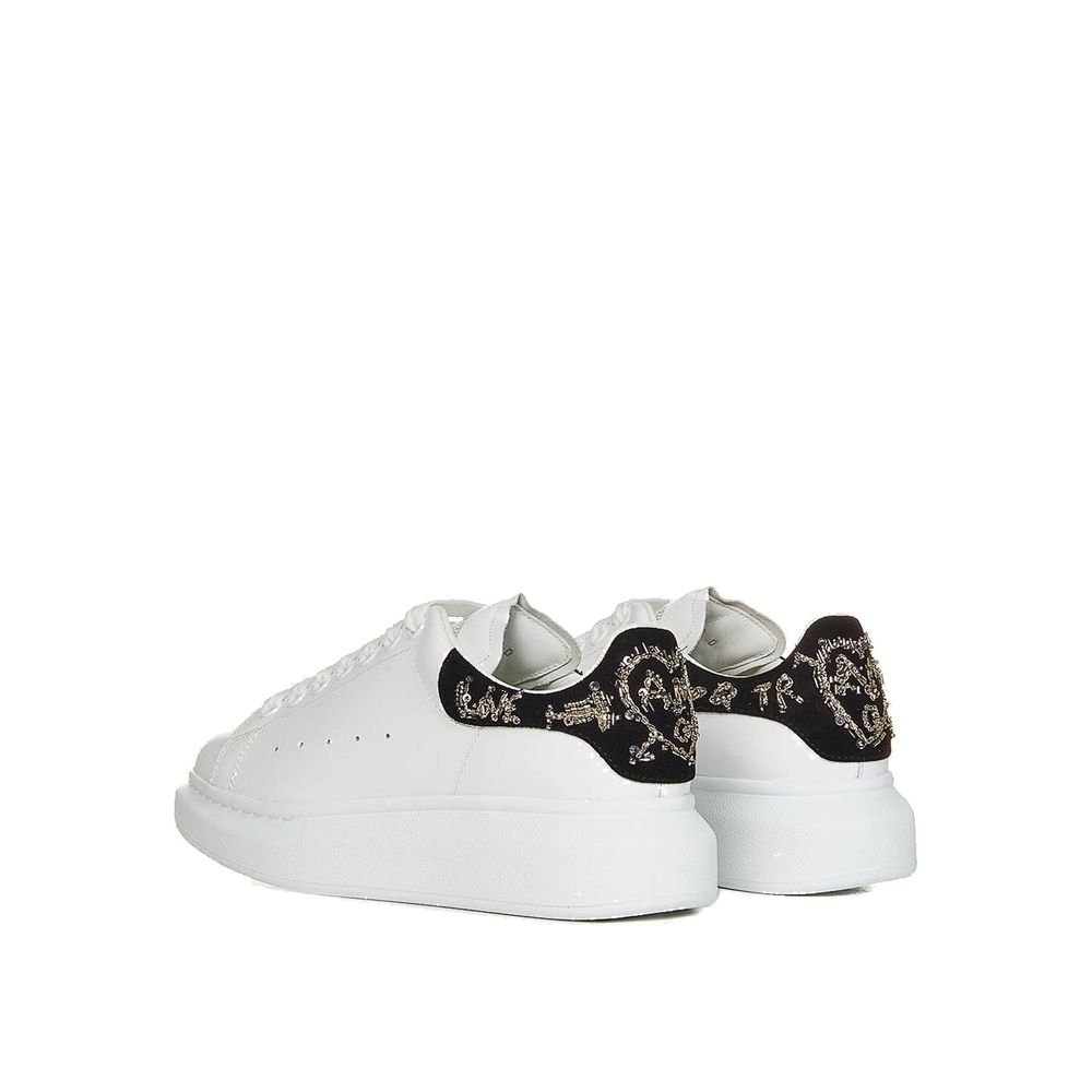 Alexander McQueen White Calfskin Chunky Sneakers
