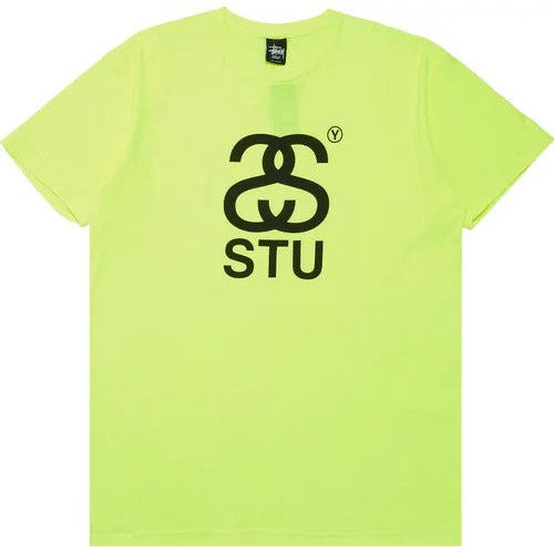 Stussy SS Stu Tee 'Neon Yellow'