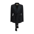 Valentino Black Wool Oves Aries Blazer