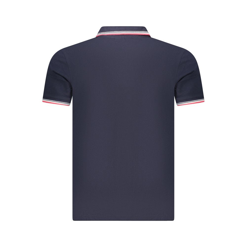 North Sails Blue Cotton Men Polo Shirt