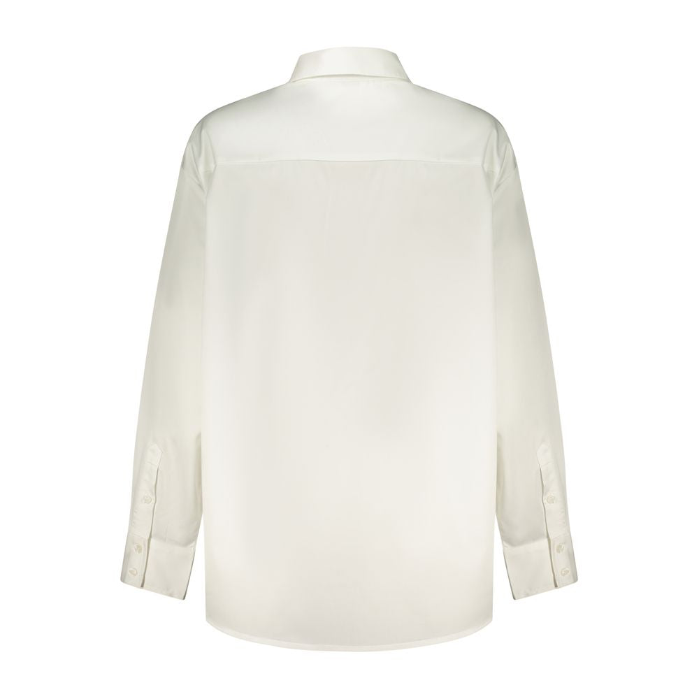 Guess Jeans Bianco Cotton Women Shirt