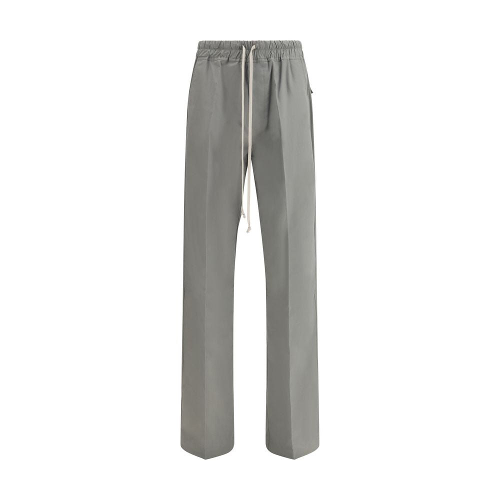 Rick Owens Gray Viscose Casual Pants