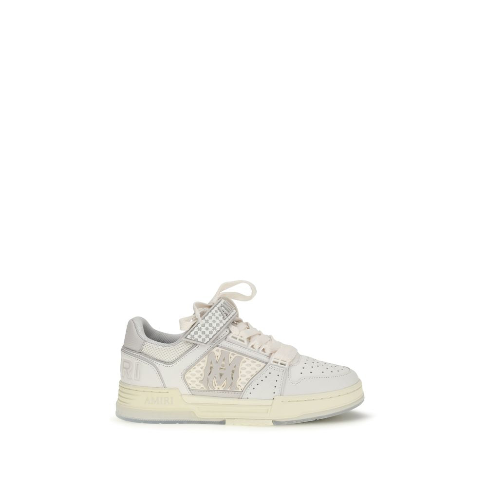 Amiri White Calf Leather Bos Taurus Athletic Sneakers