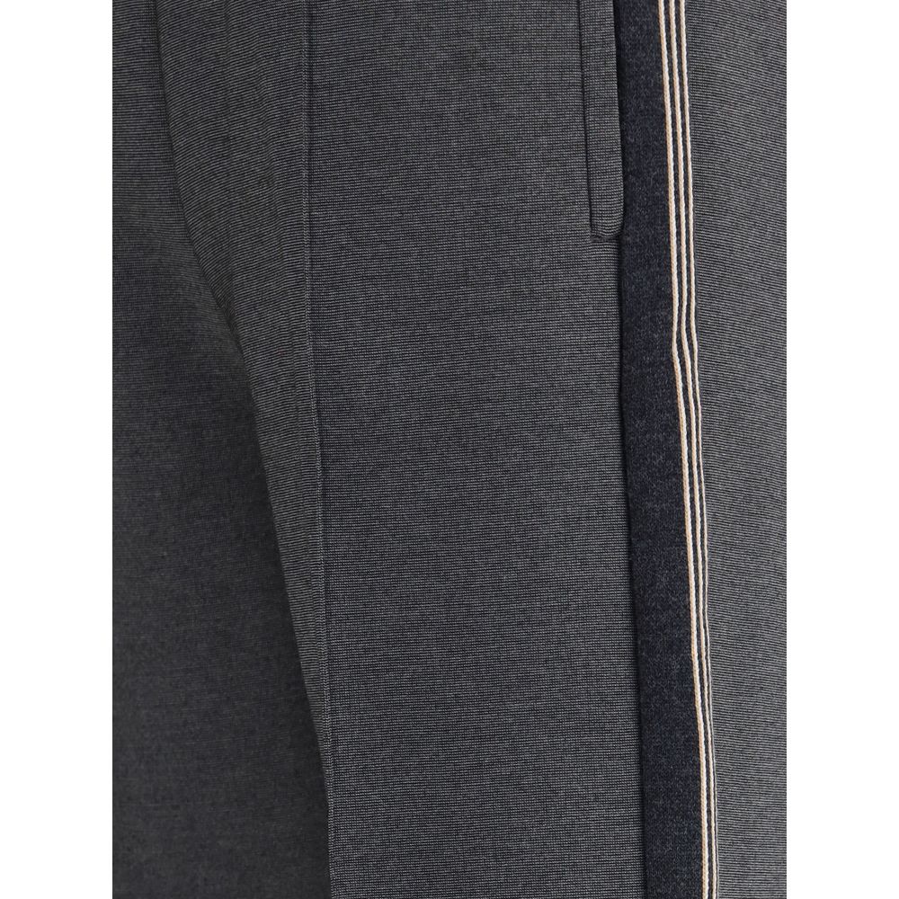 Miu Miu Gray Viscose Casual Pants