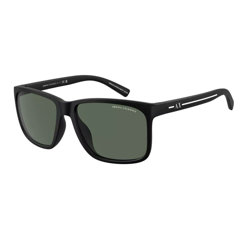 Armani Exchange Black Resin Sunglasses