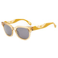 Zadig & Voltaire Brown Acetate Sunglasses