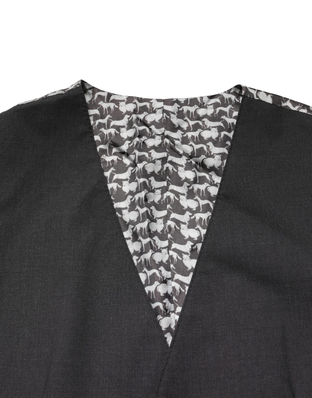 Dolce & Gabbana Black Wool Dress Men Formal Waistcoat Vest