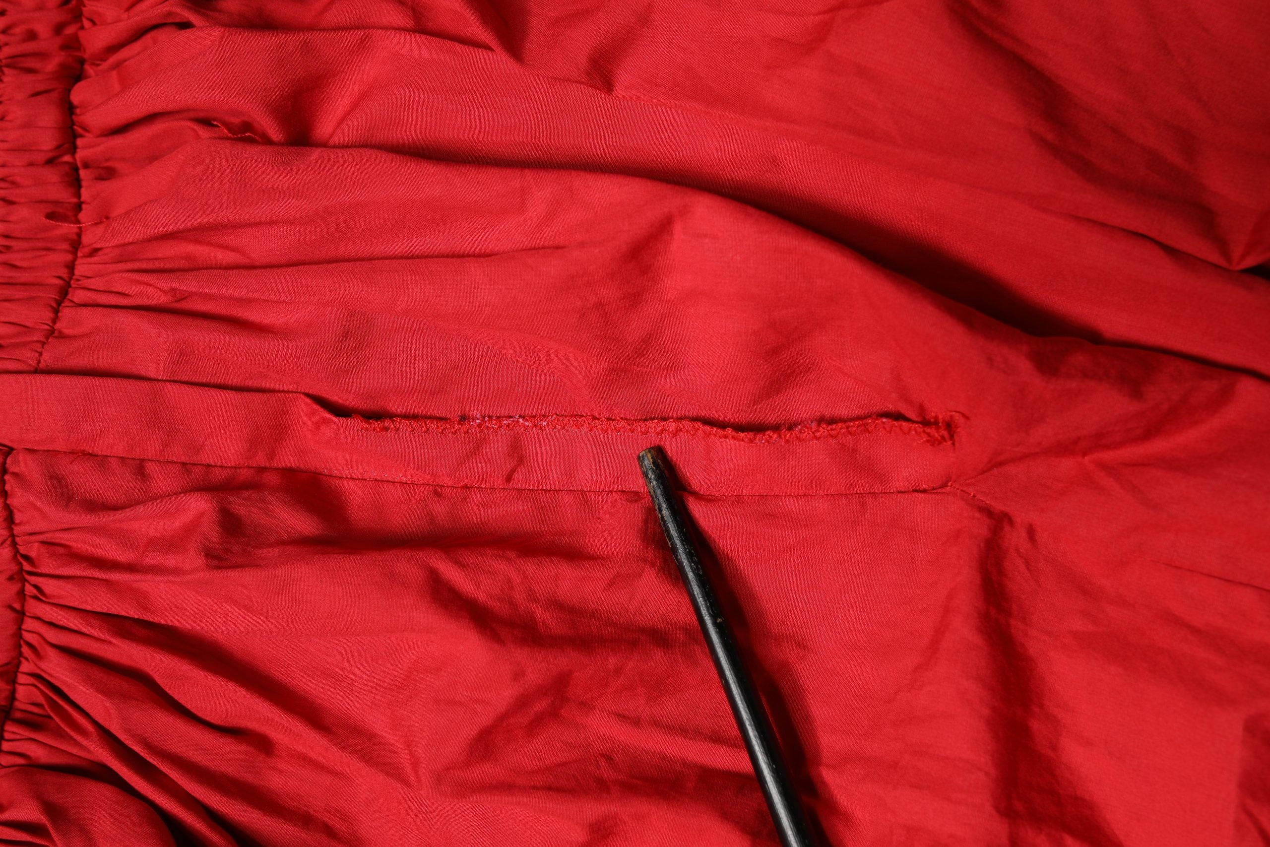 Dolce & Gabbana Red Cotton A-Line Sleeveless Mini Dress