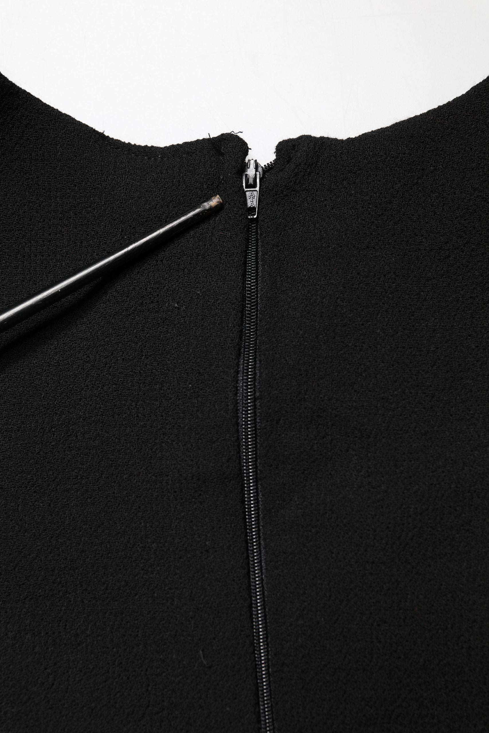 Dolce & Gabbana Black Wool Sacred Heart Patch Midi Dress