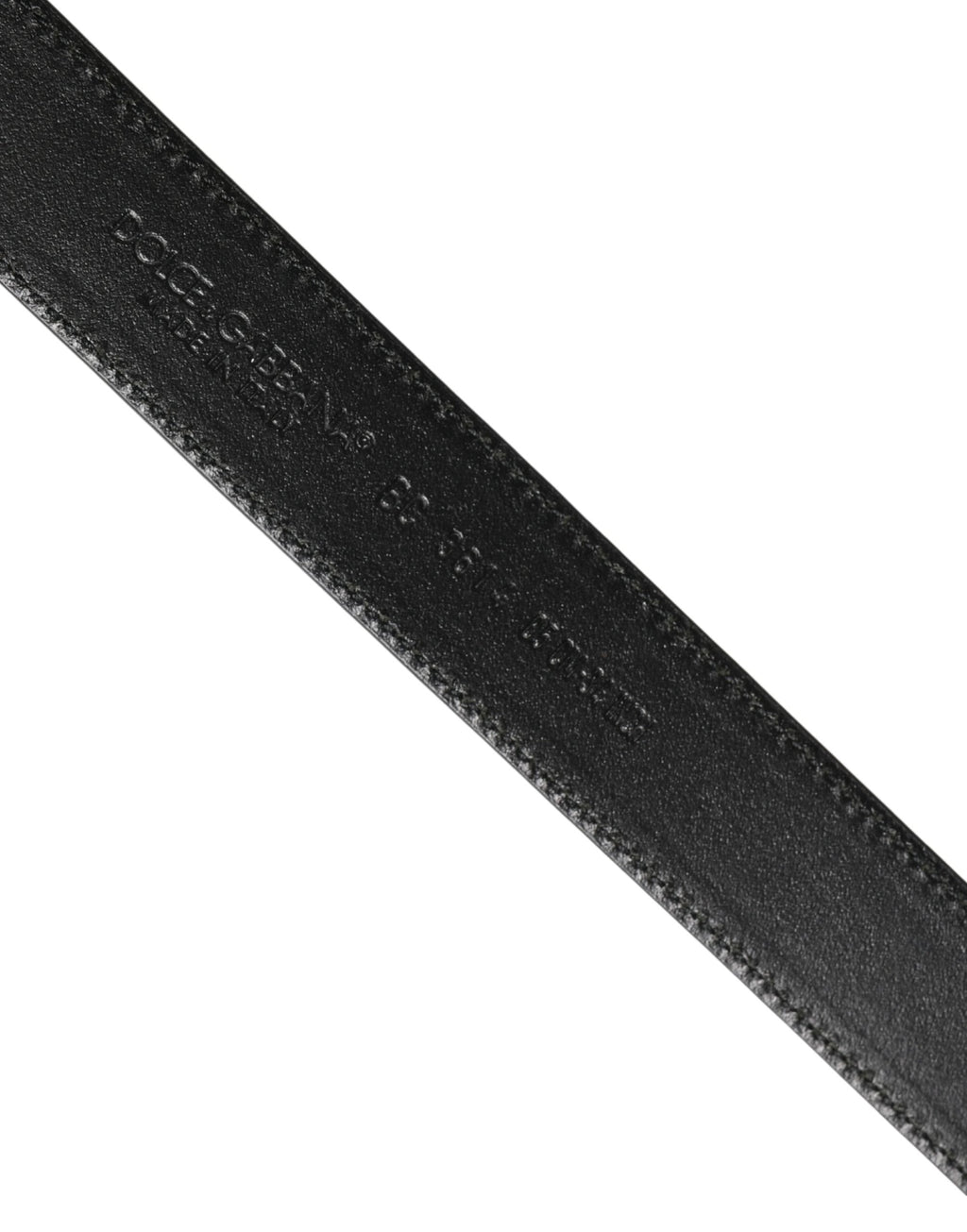 Dolce & Gabbana Men Brown Classic Leather Metal Buckle Belt