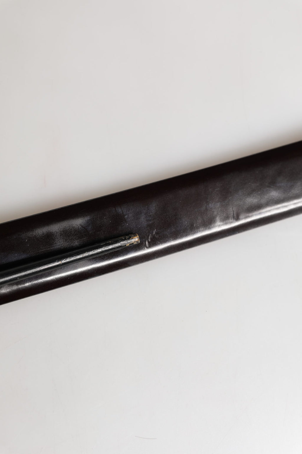 Dolce & Gabbana Men Black Calfskin Leather Metal Buckle Belt