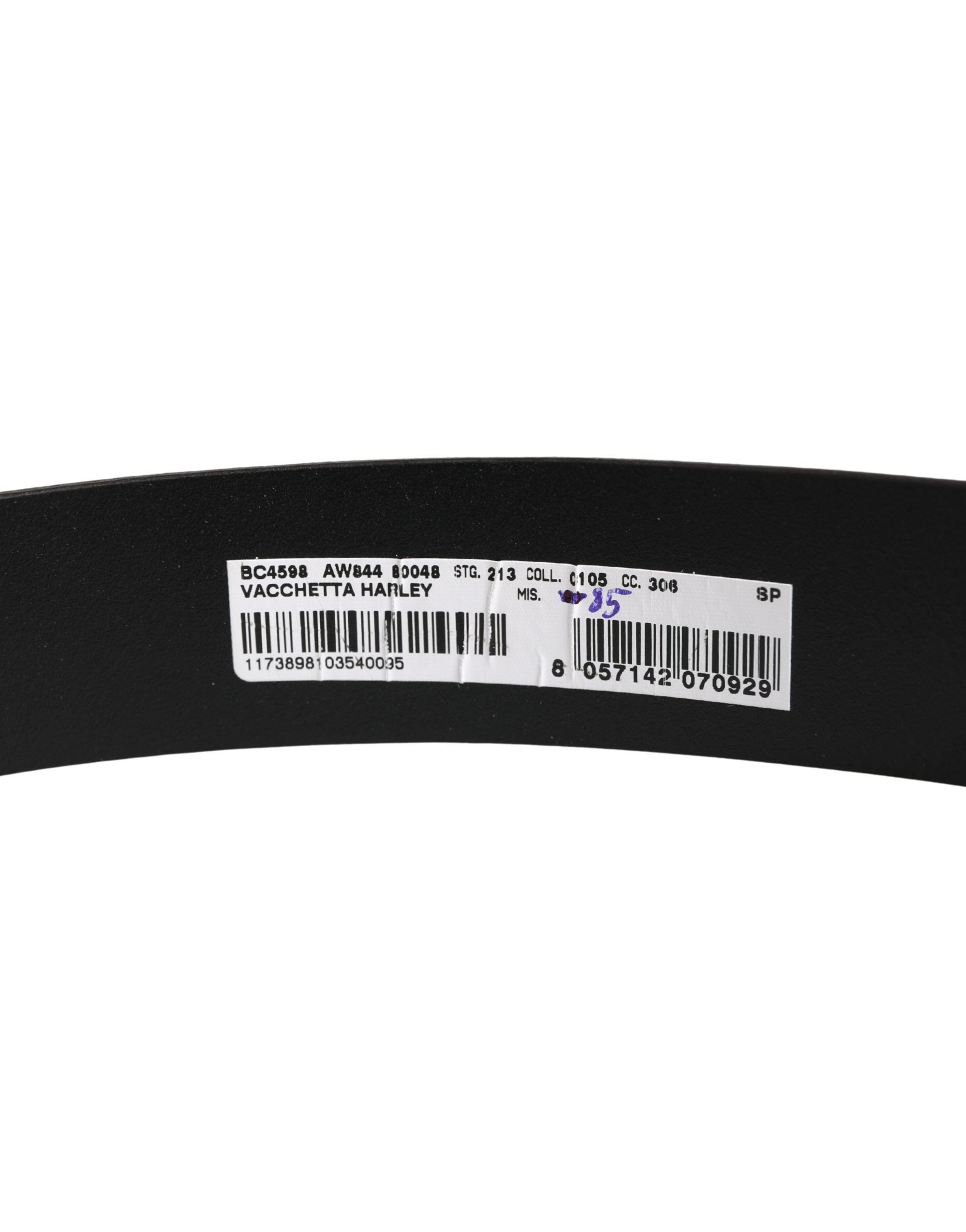 Dolce & Gabbana Men Brown Classic Leather Metal Buckle Belt