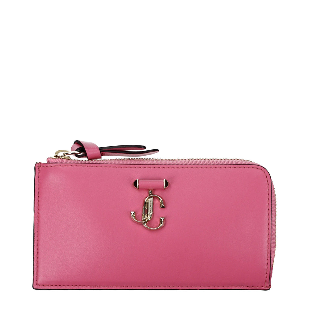 Jimmy Choo Pink Leather Wallet