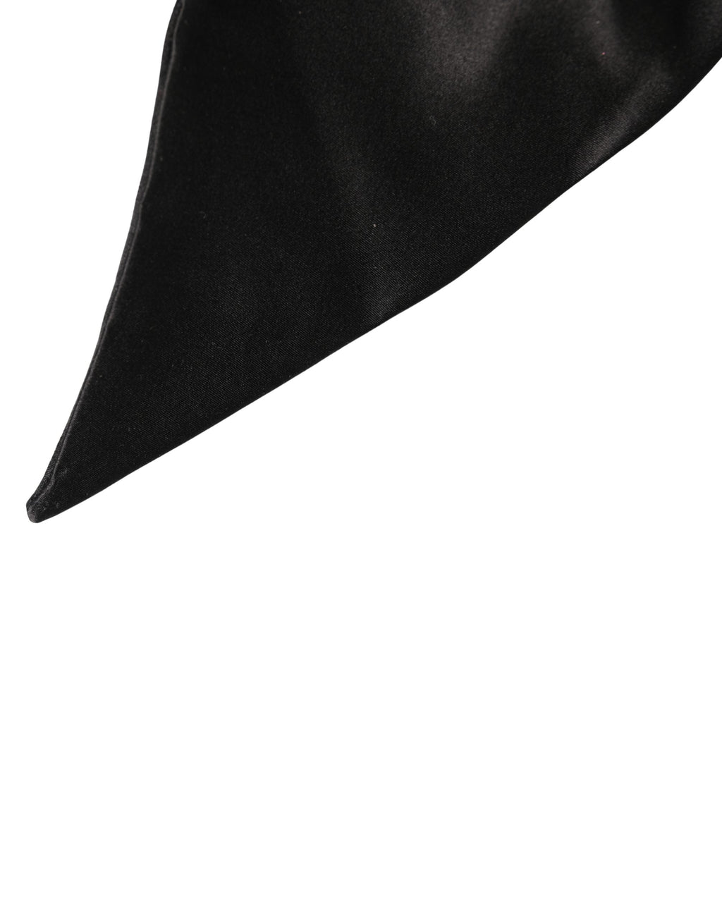 Dolce & Gabbana Black Silk Satin Sash Wide Waist Women Belt