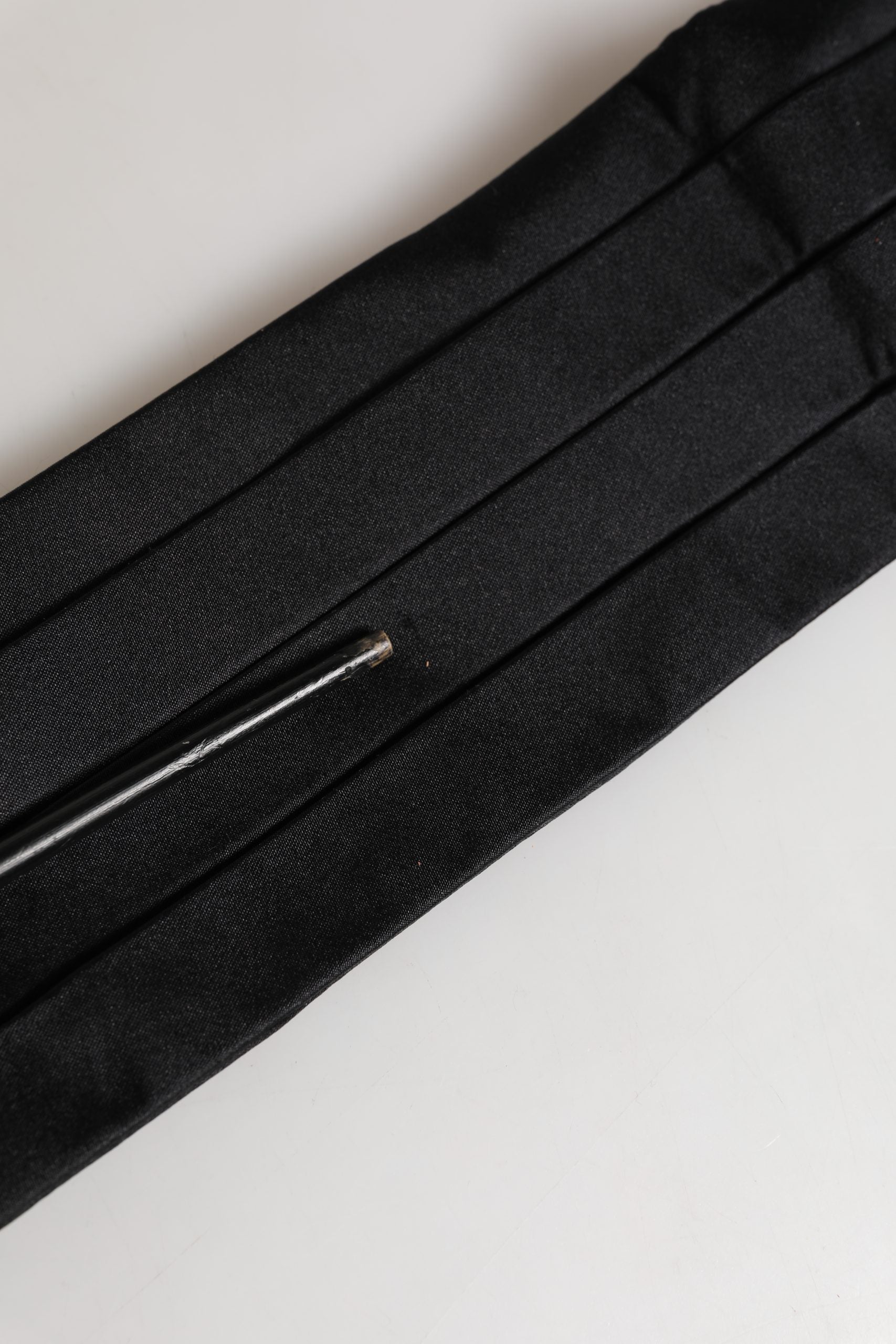 Dolce & Gabbana Black 100% Silk Women Wide Waist Cummerbund