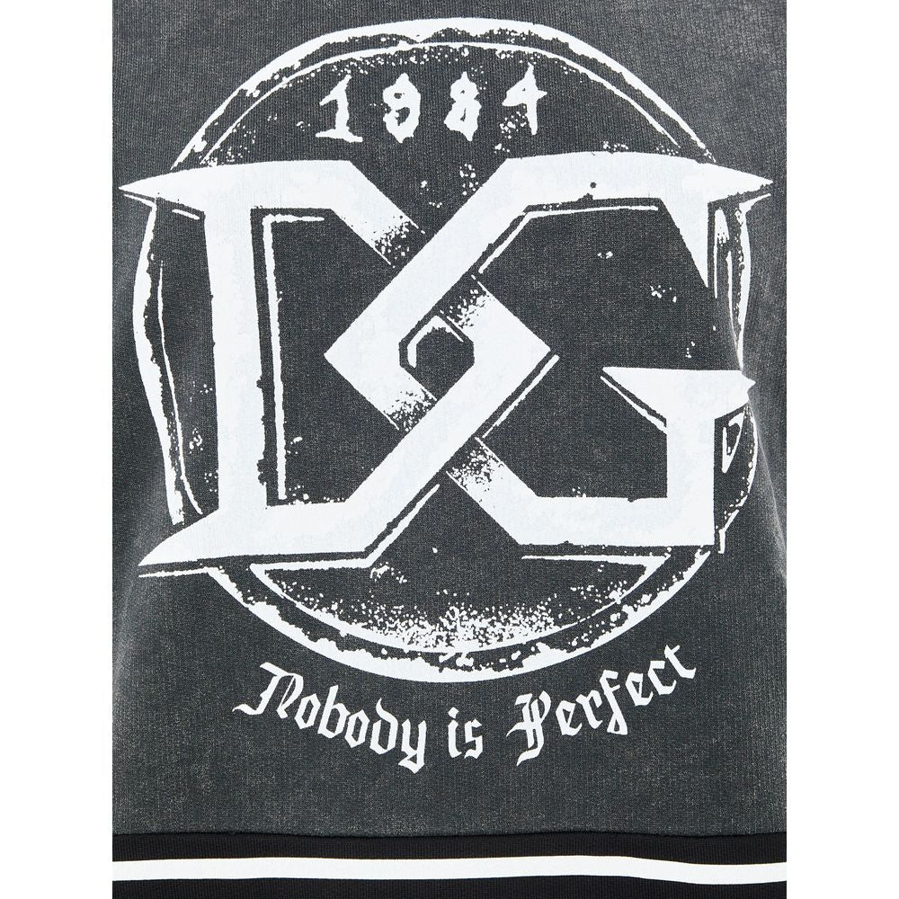 Dolce & Gabbana Black Cotton Sweatshirt