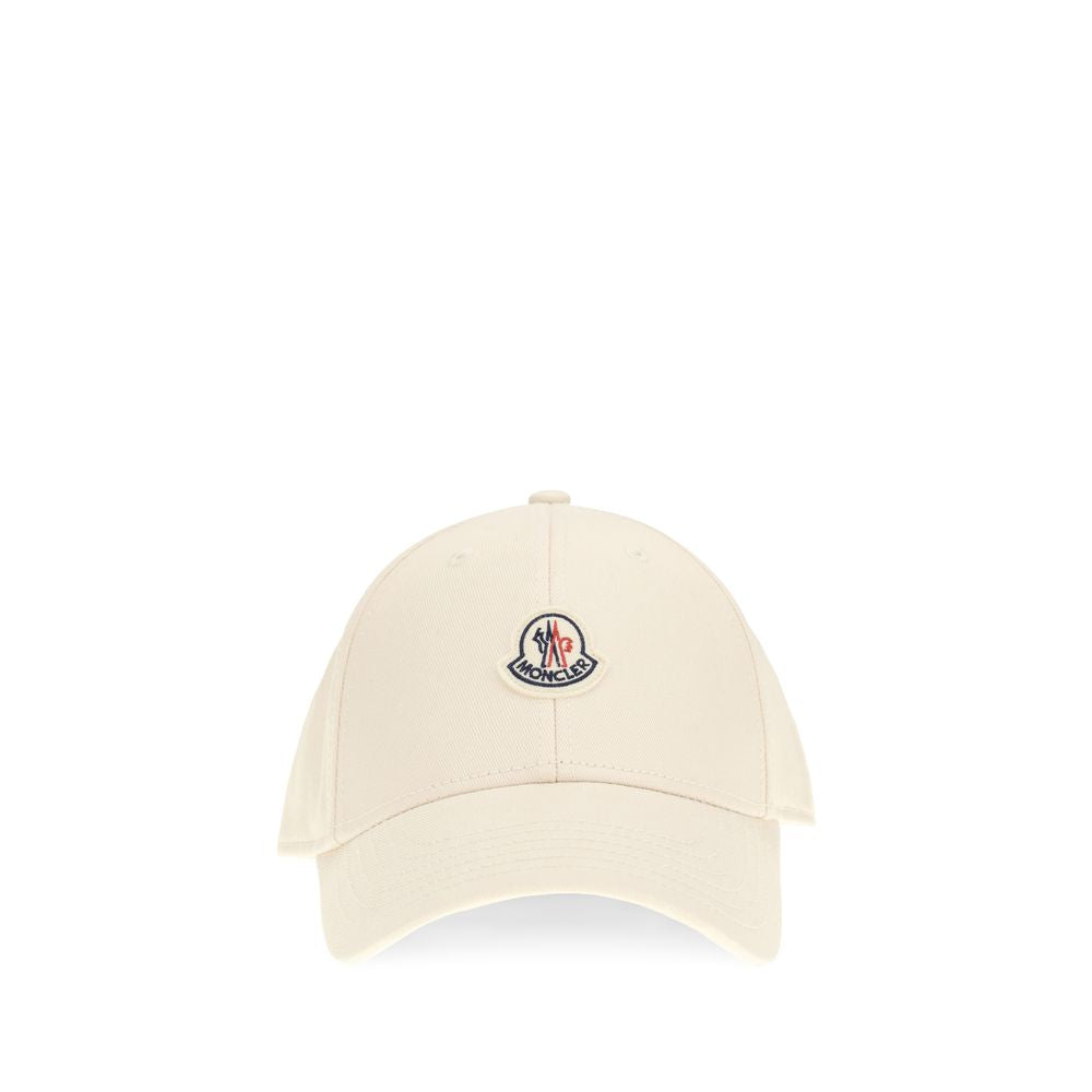 Moncler Beige Cotton Cap (Baseball Hat)